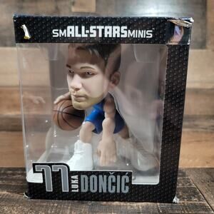 NBA SmAll-Stars Mini: Dallas Mavs Luka Doncic (Blue Jersey) Figure- NBA ALL-STAR